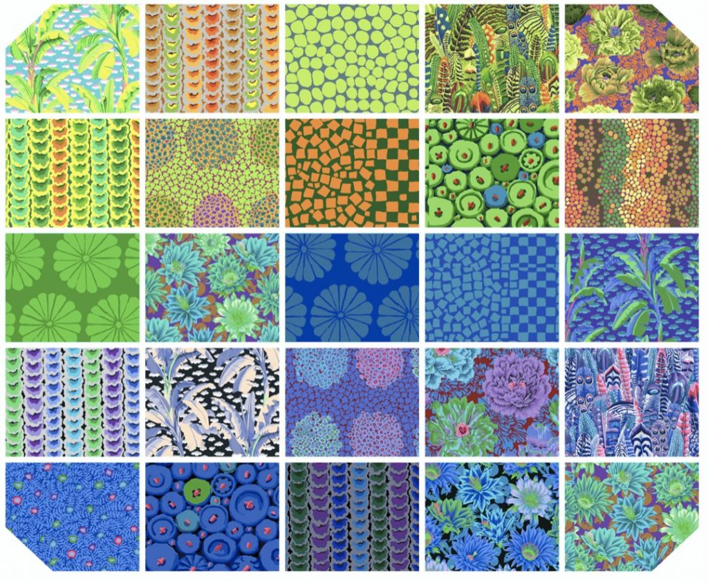 Kaffe Fassett Collective February 2021 2 1 2 Strips 40 Pieces