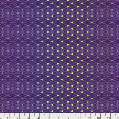Tula Pink - True Colors - Hexy Rainbow - Starling - Free Spirit Fabrics