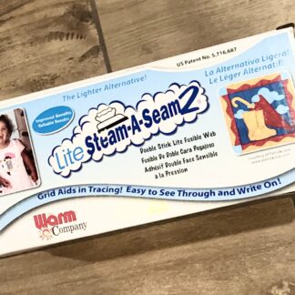 Lite Steam-A-Seam 2 - The Warm Company - Double Sided Adhesive - Now Printer Friendly - 12" wide on the roll