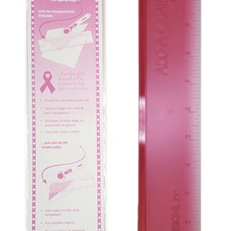 cm Designs Ruler 12 Add-A-Quarter Plus Pink