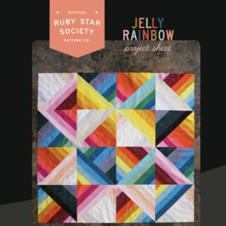 Jelly Rainbow Pattern - Printed Project Sheet - Ruby Star Society