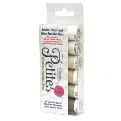 Cotton Petites - Neutral Collection - 12 Weight - 6 Spools - Sulky