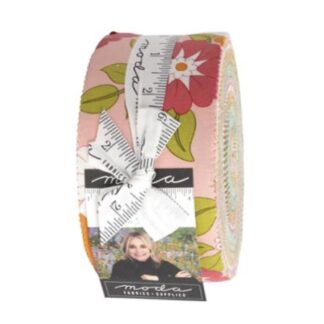 Flower Power Jelly Roll by Maureen McCormick for Moda Fabrics 33710JR 40  2.5 x 42 Fabric Strips