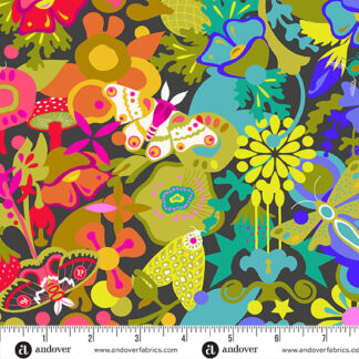 Color Wheel - Art Theory Whole Cloth - Night - Alison Glass